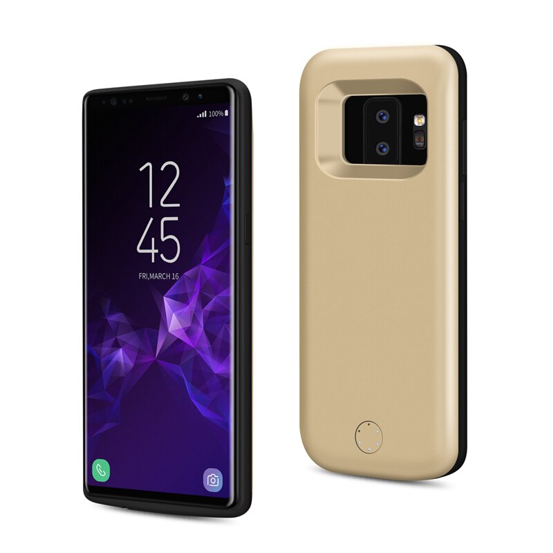 Coque de chargeur de batterie 5000/6000mAh, étui de batterie de secours externe pour Samsung Galaxy S9/S9 Plus