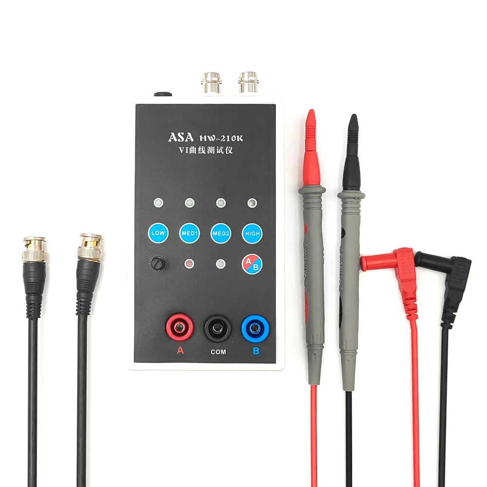 HW-210K Portable Dual-channel VI Curve Tester Circuit Board Online Detection ASA Tester 4 Gear Frequency Alternating Tester