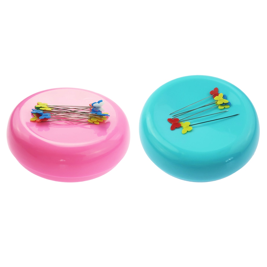 2 piezas, pasador de costura magnético de plástico, soporte para cojín, organizador de aguja para costura DIY