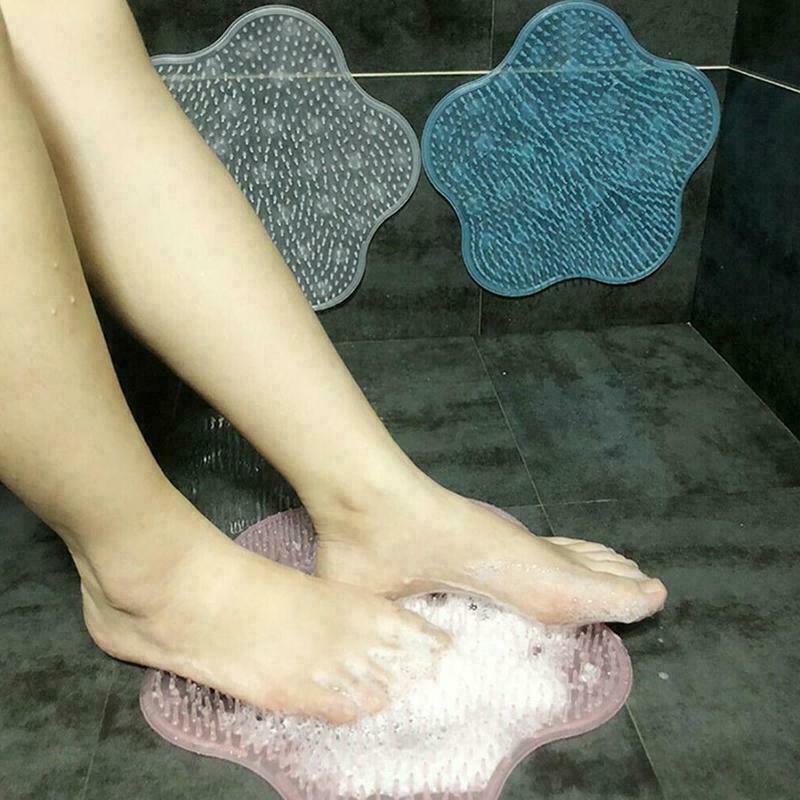 Brand Style Lazy Bath Massage Pad 1PCs Silicone Suction Cup Bathroom Shower Mat Non-slip Bat