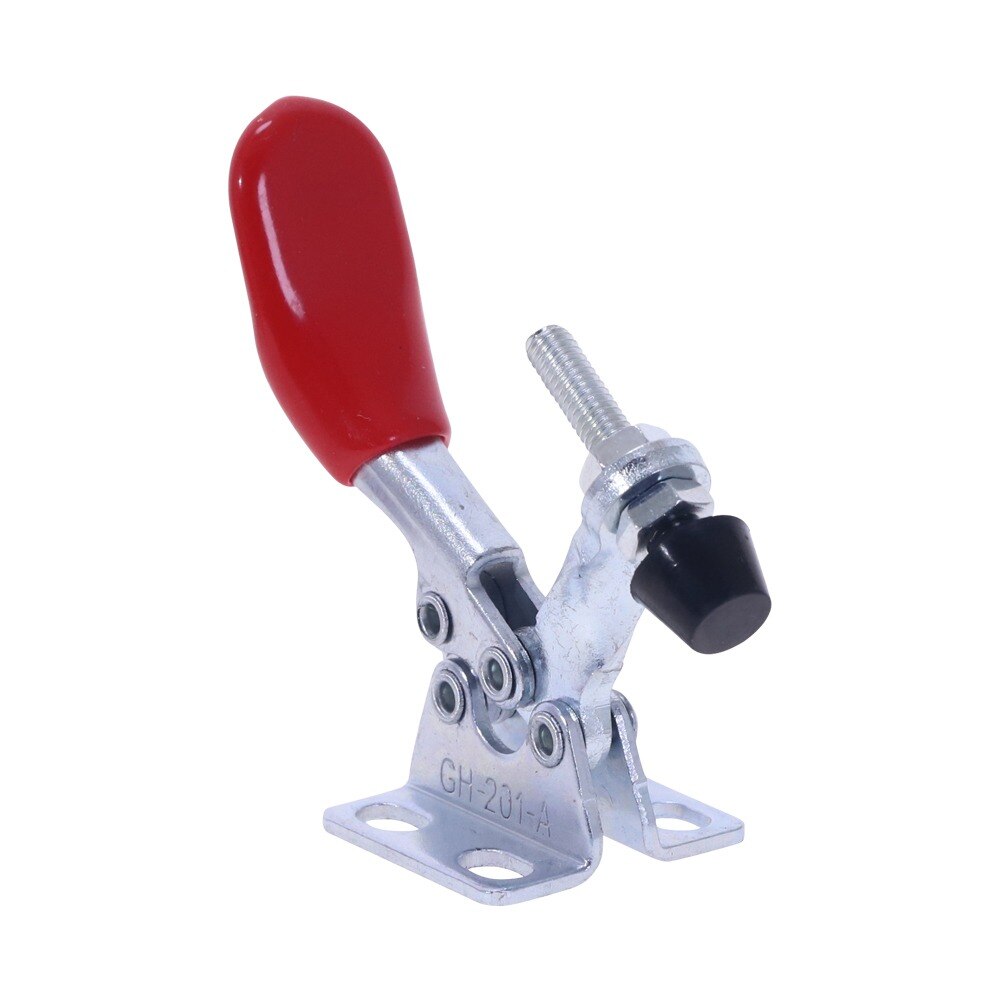 2/4pcs GH-201A Horizontal Toggle Clamp Quick-Release Toggle Clamps Set 27KG Vertical Toggle Clamp Hand Clip Tool