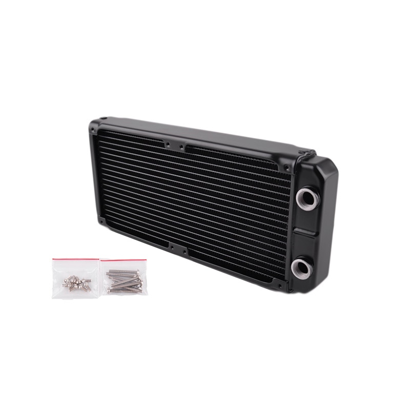 Syscooling water cooling aluminum radiator 240mm radiator with G1/4 thread for PC water cooling system
