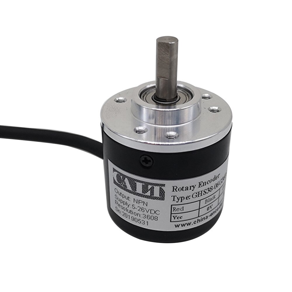 push pull output 38mm outer diameter encoder GHS38-08G series 5-24v encoder with different resolution
