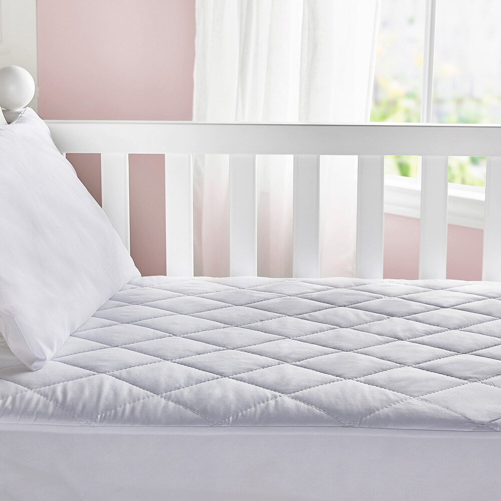 Pikolin Home -Protector/cubre colchón acolchado con fibra con tratamiento antiácaros, con membrana impermeable y transpirable