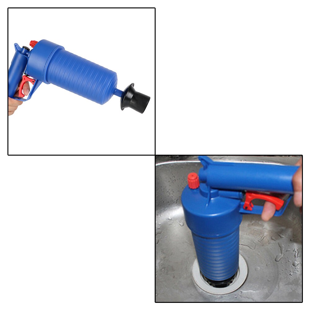 Dredge Pipe Air Pump Pressure Unblocker Pipe Plunger Drain Cleaner Manual Pipeline Clogged Remover Sewer Sinks Basin