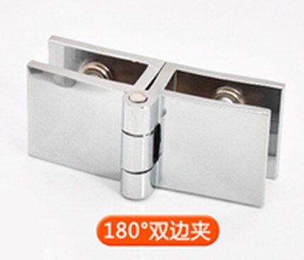 Cabinet Glass Door Hinges Wine Door Hinges Glass Hinges hardware Suitable for glass thickness 5-8mm. 90/180/0 degree: 180 degree double