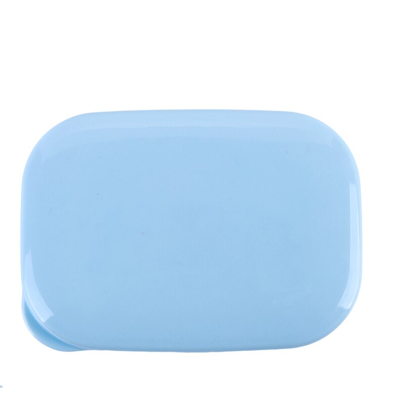 Travel School Soap Tray Portable Rectangle Soap Box With Drain Low & Lid Stylish Soap Dish