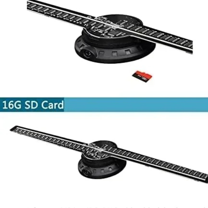 3D Hologram Fan 42CM 3D Holografische Projector Reclame Display Licht HD Holografische Projector voor Winkels Bars Party Xmas