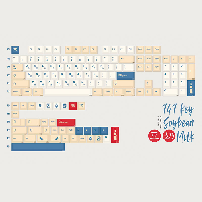 Gmk soya melk tema keycaps 141 keycaps pbt farge-under kirsebær profil keycaps til mekanisk spilling tastatur hvit serie nøkkel caps