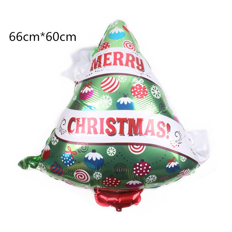 Jul lager folie ballonger pojke globos julgran ballong julfest dekorationer navidad box boll år: 15