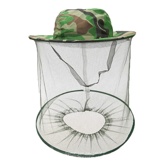 Biavl hat anti-myg bug insekt udendørs beskytter bi holde udstyr fiskeri solcreme net cap: Default Title