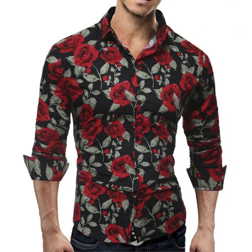 Itfabs uusimmat tulokkaat miesten slim fit pitkähihainen muodollinen paita miesten rento paidat topit