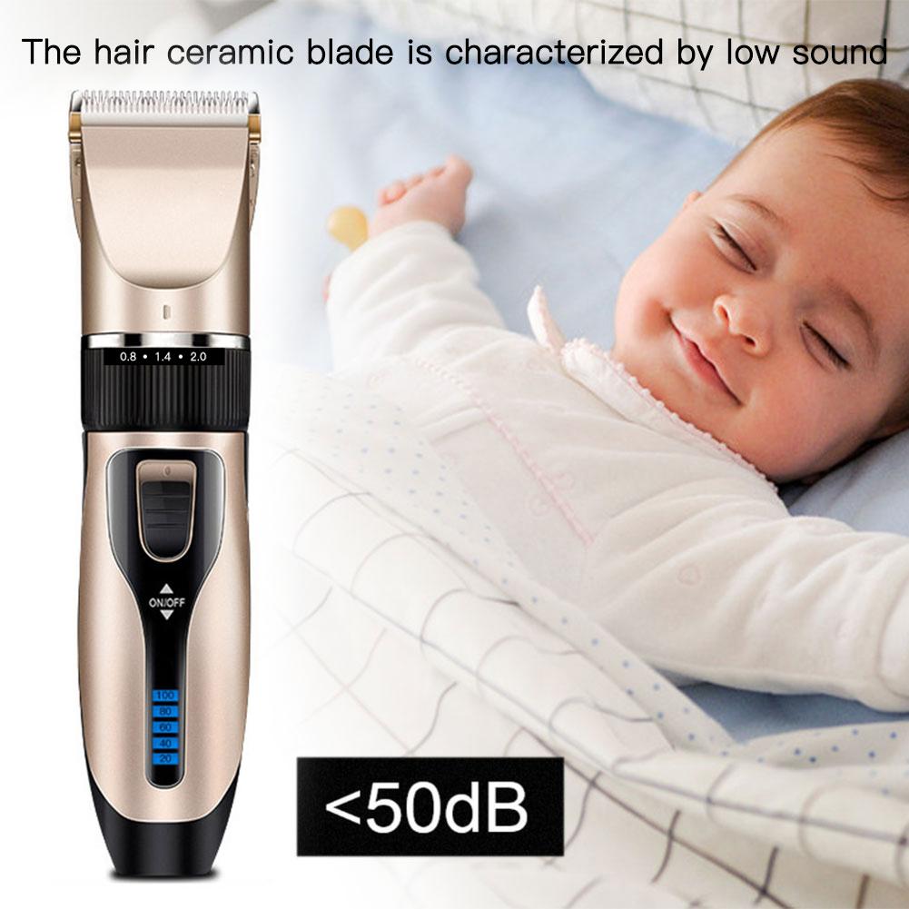 Electric Hair Clipper Kit Rechargeable Hair Trimmer Adult Child Hair Cut Kit For Adults Children