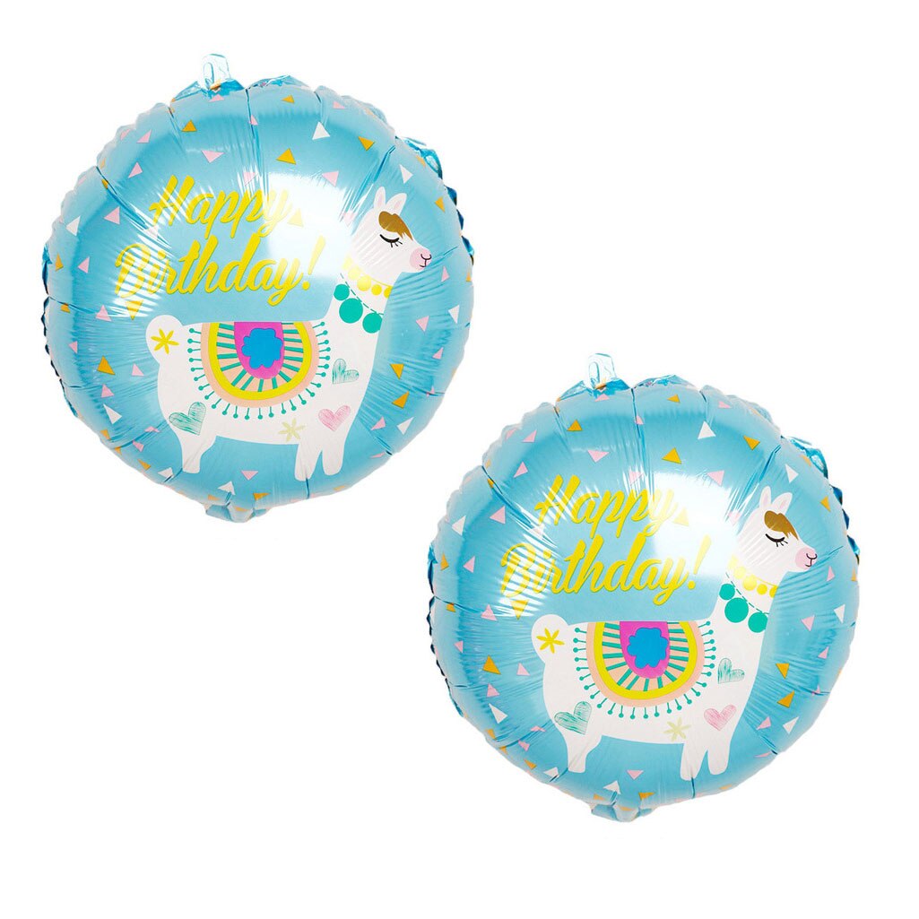 Mexican Party Alpaca Cactus Foil Balloon Alpaca Llama Banner Bachelorette Pinata Balloon Party Decor Summer Birthday Supplies: 2pcs set E