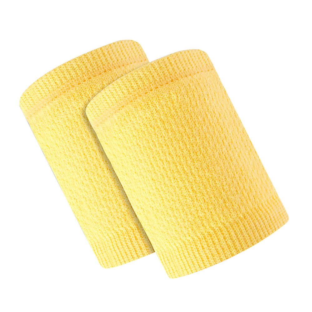 1 Pair Sports Protective Wristband Exercise Wrist Brace Soft Wrist Cuff Breathable Wrist Support (Black)