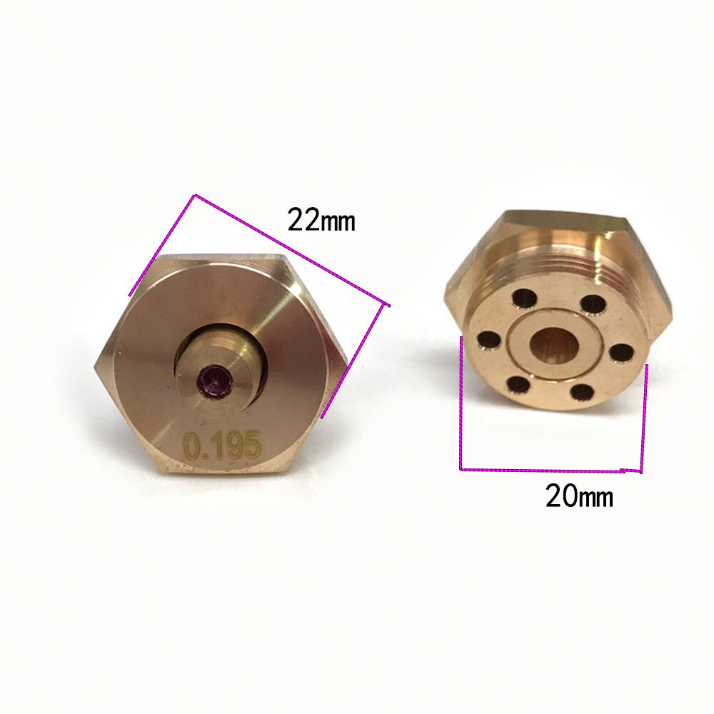 WEDM Teile Rubin 0,18mm Molybdän Draht Führer 0,195mm Wasser Düse Tafel für Mittlerer Geschwindigkeit CNC Draht Geschnitten Maschine