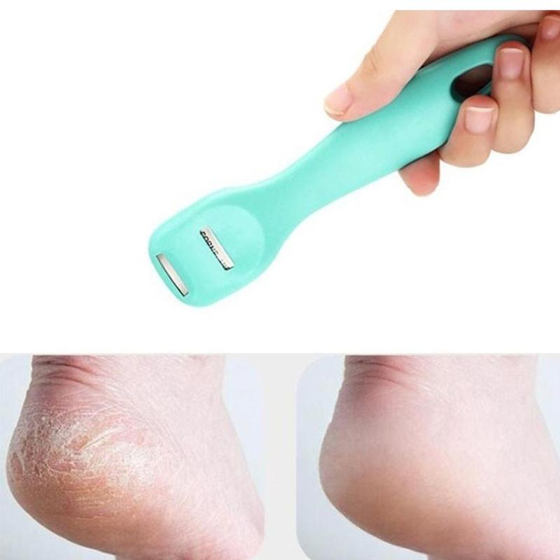 Beauty Heel Cuticle Scraper Cutter Foot Care File Tool Pedicure Razor Blades Foot Rasp Callus Dead Skin Remover File Exfoliating