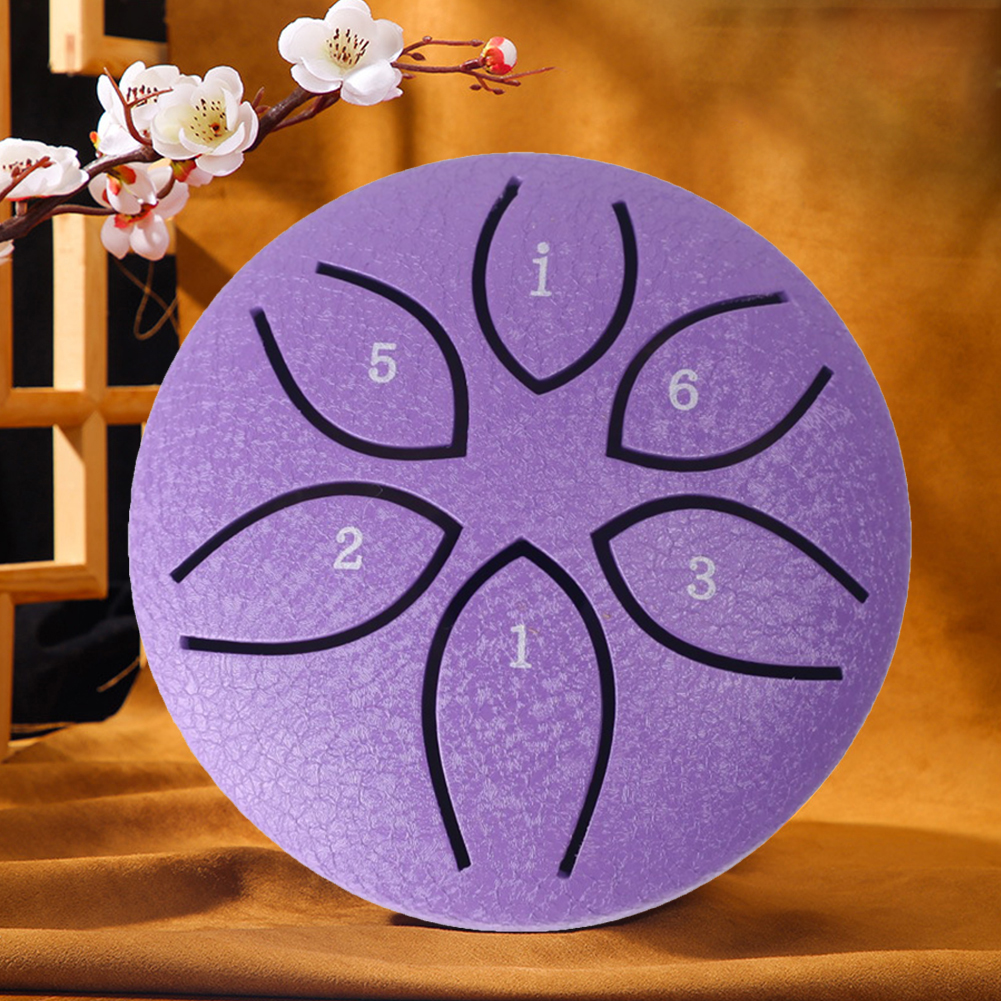 3 Polegada 6 notas handpan tambor com tambor malho instrumentos de percussão chuva tambor instrumento para yoga meditação presente exclusivo