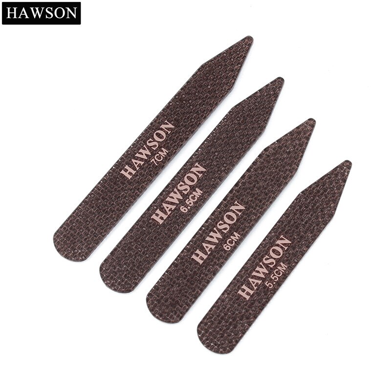 Jeden zestaw 8 sztuk dorywczo metalowa usztywniacze robić kołnierzyków koszula męska kołnierz usztywniacz z włókna węglowego usztywniacze robić kołnierzyków kije na strój biznesowy: kawa błonnik