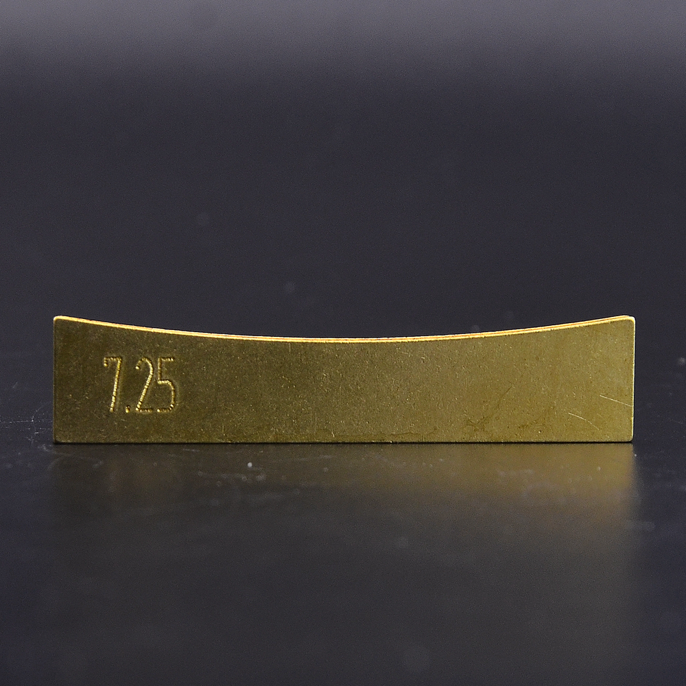 Caul per pressa per tasti della tastiera con inserto in ottone per chitarra basso: viola