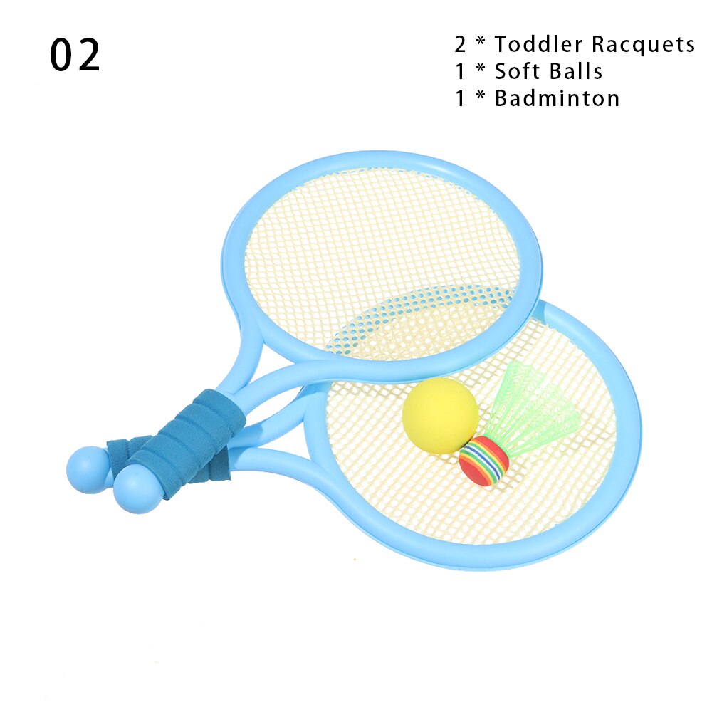 Portable Racquet Sports Entertainment Indoor/Outdoor Tennis Racket Set Tennis Badminton Balls Badminton: 2