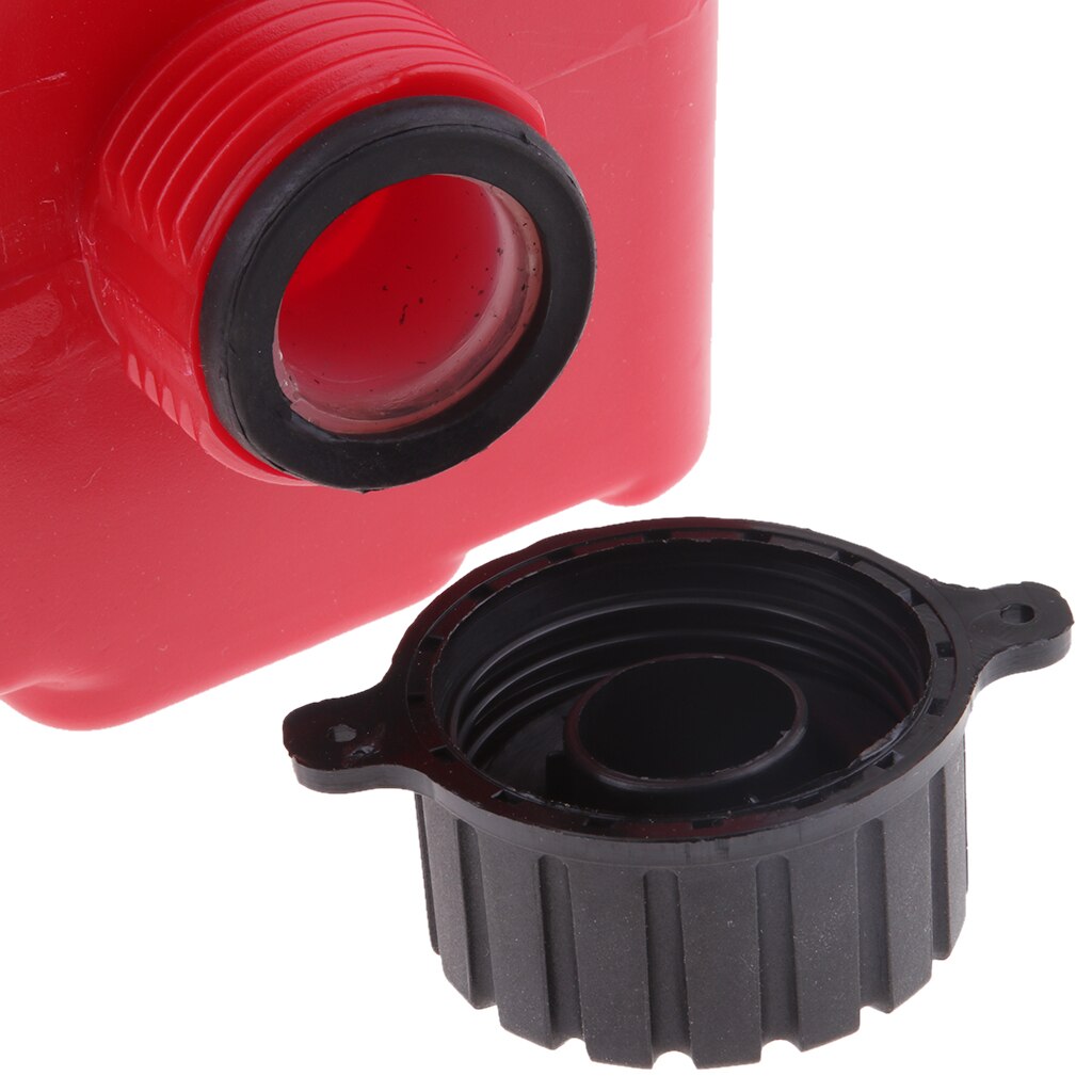 5L Portable Red Plastic Motorcycle Gasoline Oil Container Oil Fuel Tank