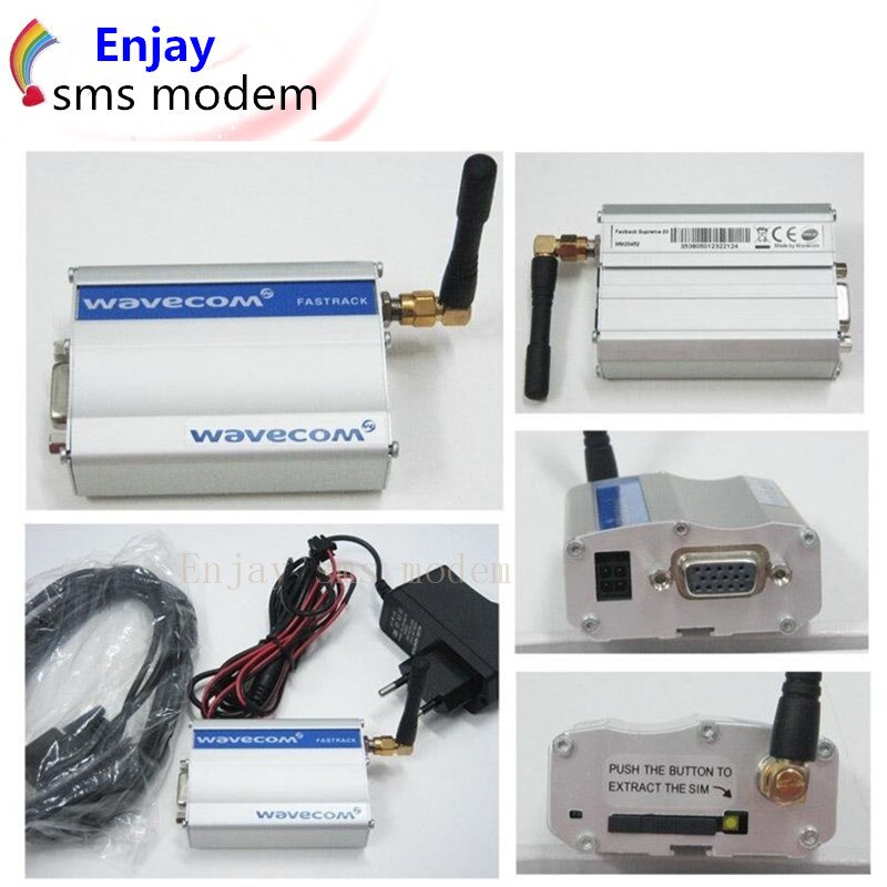 Quad band Universele Wavecom q24plus Fastrack M1306B rs232 Modem Open Commando M2M Oplossing Bulk SMS Beschikbaar