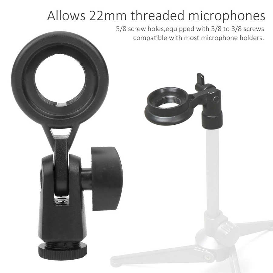 Portable Microphone Shock Mount Holder Anti Vibration Mount Adapter Socket Studio Recording Microphone Shockproof Bracket