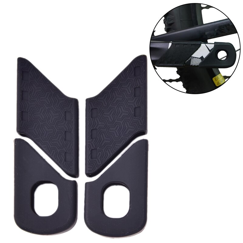 Fiets crank cover siliconen arm mouw mtb fietsen crankstel bescherming antislip kettingblad crank beschermer fietsaccessoires