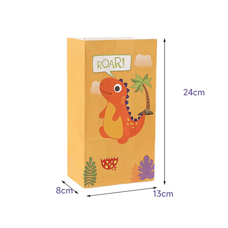 1 Juego de cajas de dulces de cartón con forma de torre de globos de dinosaurio rosa para niña, decoraciones para de feliz cumpleaños con temática de dinosaurio, suministro de