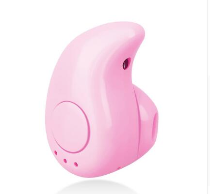 GutsyMan Mini inalámbrico en la oreja auricular Bluetooth S530 manos libres auricular estéreo Bluetooth Auriculares auricular teléfono: Pink Earphone