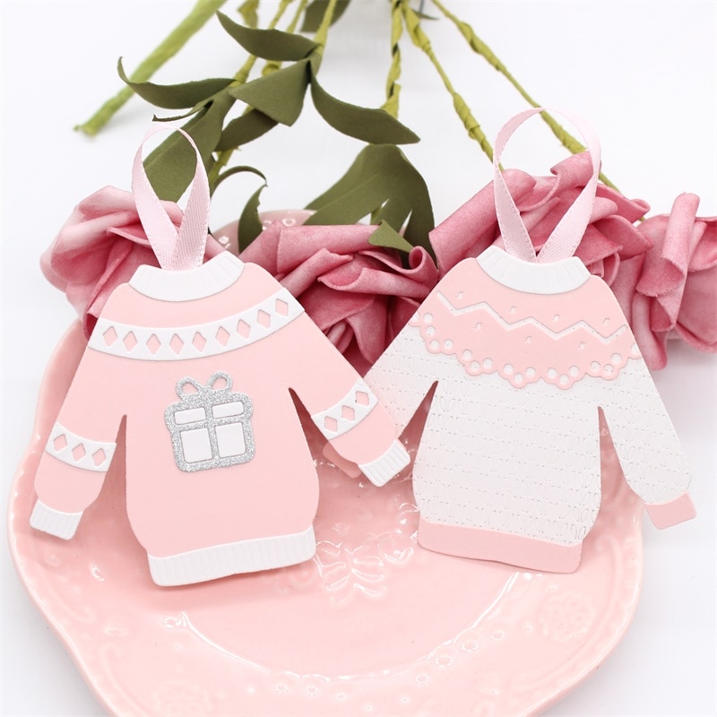 KSCRAFT Leuke Lelijke Trui Metalen Stansmessen Stencils voor DIY Scrapbooking Decoratieve Embossing DIY Papieren Kaart