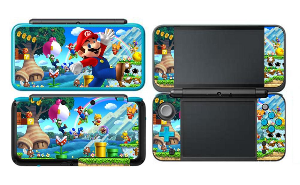 SUPER MARI0 Protector de vinilo de piel para Nintendo 2DS XL LL pegatinas de pieles: 300