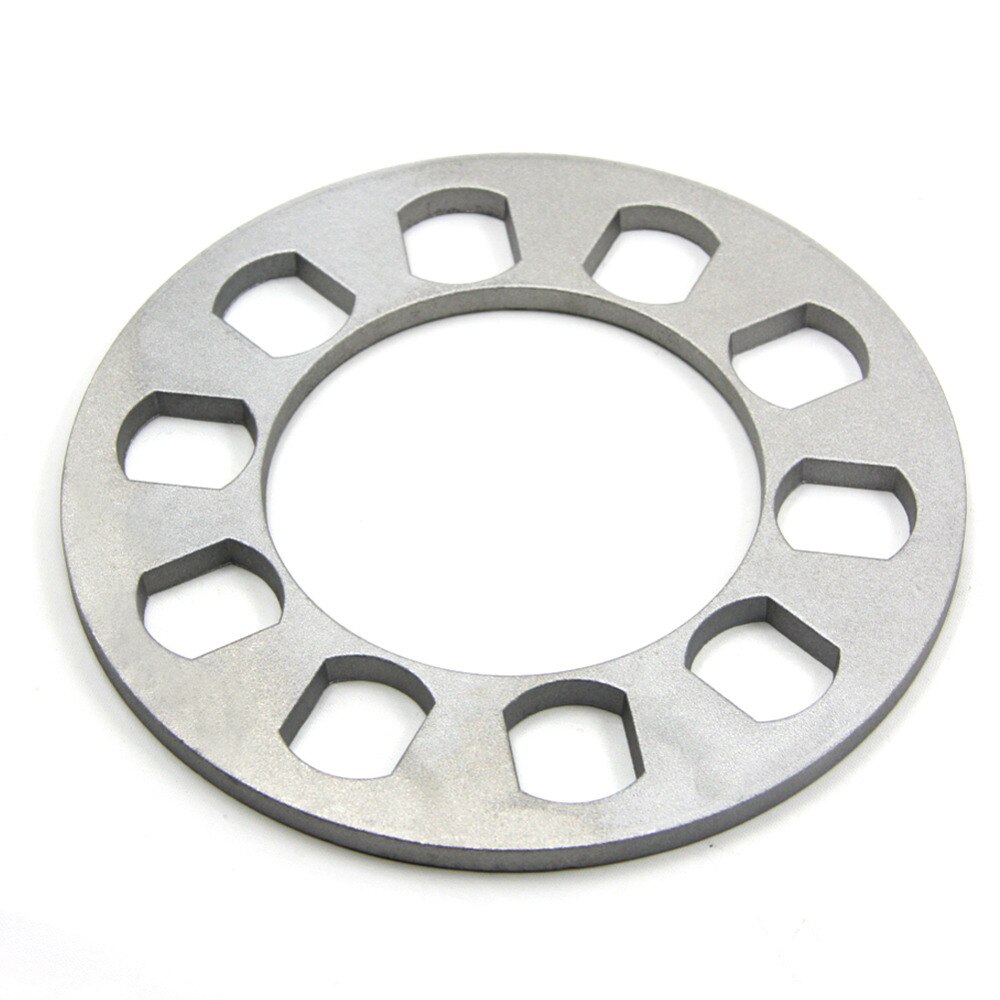 TIROL T12852a Universal Wheel Spacer 5 hole 5mm thick Aluminum Wheel adapter fit 5 lug 5X114.3 5X120 5X120.7 5X127