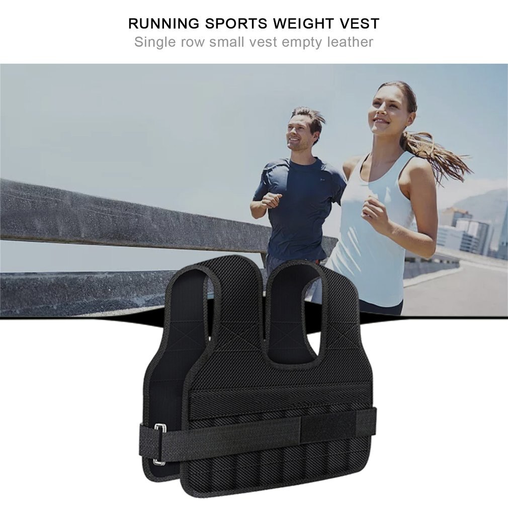 Chaleco ponderado ajustable para entrenamiento, chaqueta de Fitness para entrenamiento, gimnasio, boxeo, equipo de Fitness