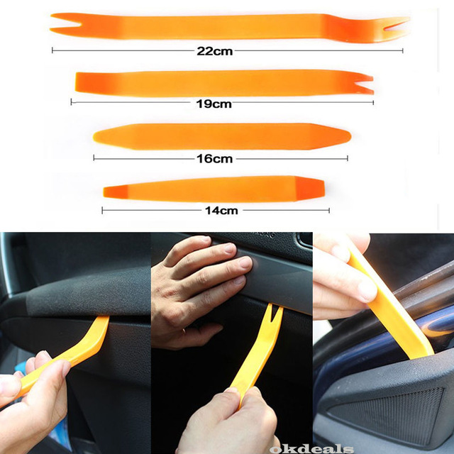 FURUIX Auto Trim Removal Tool Set Car Auto Radio Audio Repair Kit Door Dash Trim Pry Clip Stereo Panel Installer
