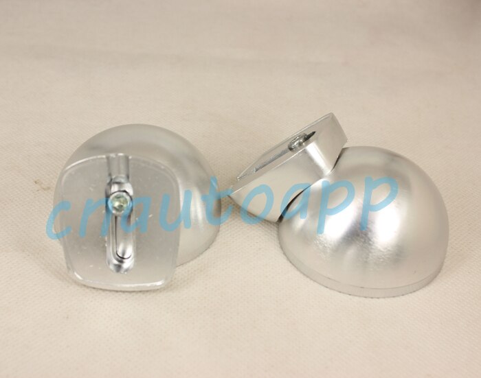 Car Tweeter Aluminium Base Speaker Boxes - Silver ( One Pair )