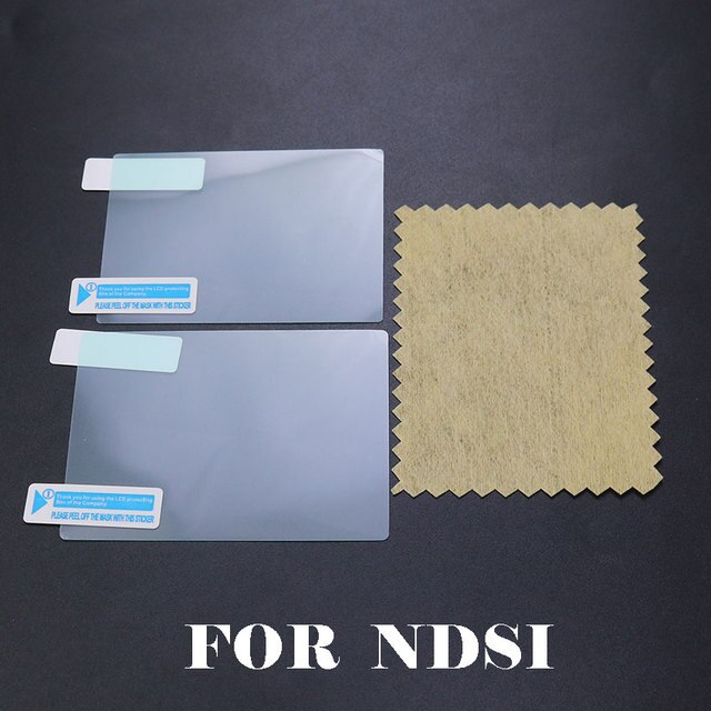 1 Set Voor Dsi Ndsi Plastic Kleur Cover Shell Vervangende Onderdelen Shell Console Met Knop Kit 15 Kleuren: protective film