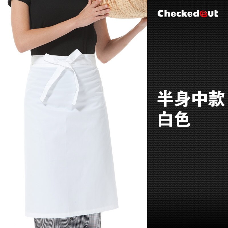 Restaurant chef schort diverse kleur koffie bar serveerster schort huishouden schort: white