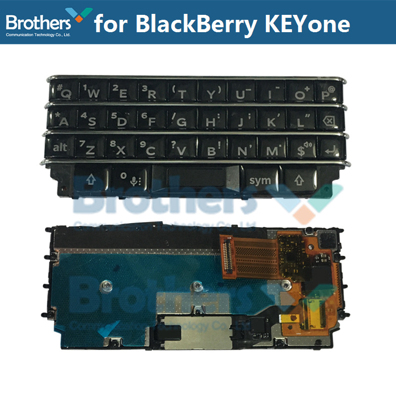 Teclado con Cable flexible para teclado de BlackBerry KEYone DTEK70, partes de reemplazo de teléfono, color negro y plateado, 1 Uds.: Silver with Flex