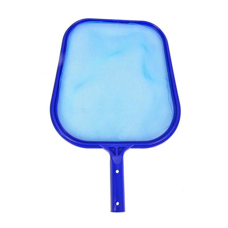 Blå pool rengöring nät verktyg bärgning nät mesh pool skimmer lövfångare väska pool renare tillbehör