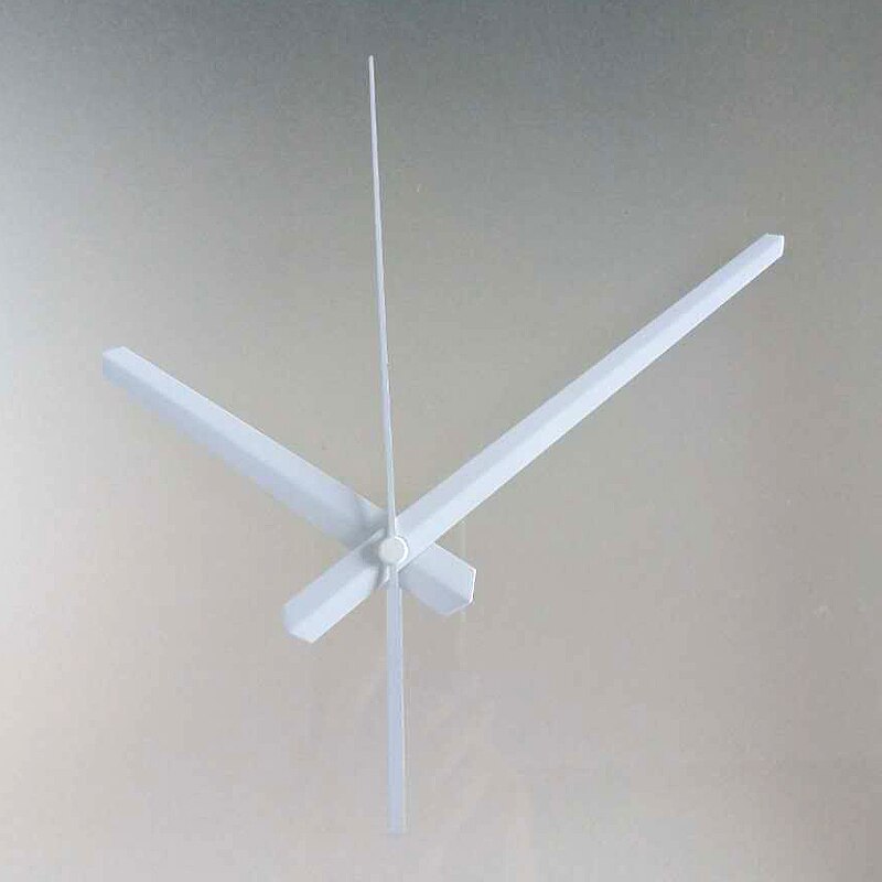 S As Klok Lange Handen 702 # Wit (Gewoon Handen) metalen Aluminium Diy Hands Quartz Klok Accessoire Diy Klok Kits