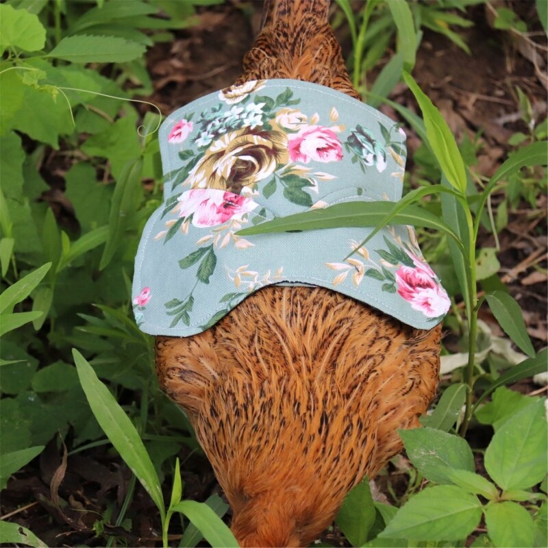 Canvas Chicken Saddle with Adjustable Straps Quilted Lining for Small Medium Large Hens Poultry Saver Protector Apron Y5GB