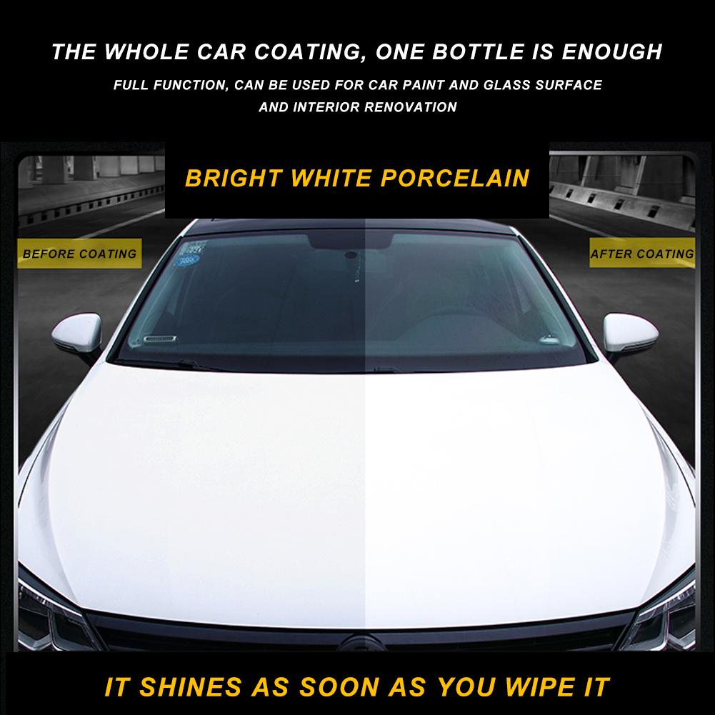 1~ 3 Pcs Car interior Liquid Ceramic Coat Hydrophobic Glass Coating Polish Wax Best Renovation agent Automotive Coating Agent