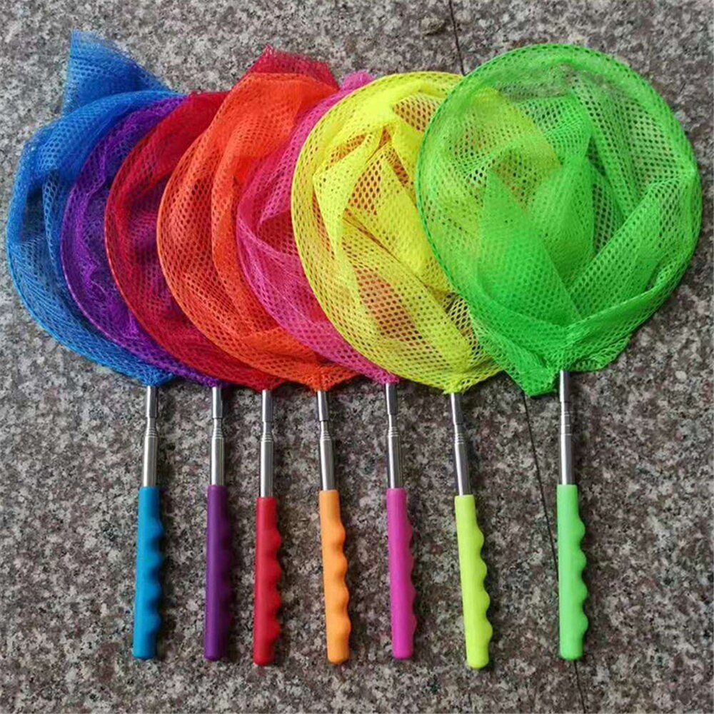 freundlicher Fischernetz Regenbogen Strand Versenkbare freundlicher Schmetterling Insekt Fang Kleine Fisch Fangnetz