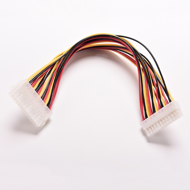 30cm ATX 24 Stift Stecker zu 24Stift Weibliche Netzteil Verlängerung Kabel für Interne PC NETZTEIL TW Energie Blei stecker Draht