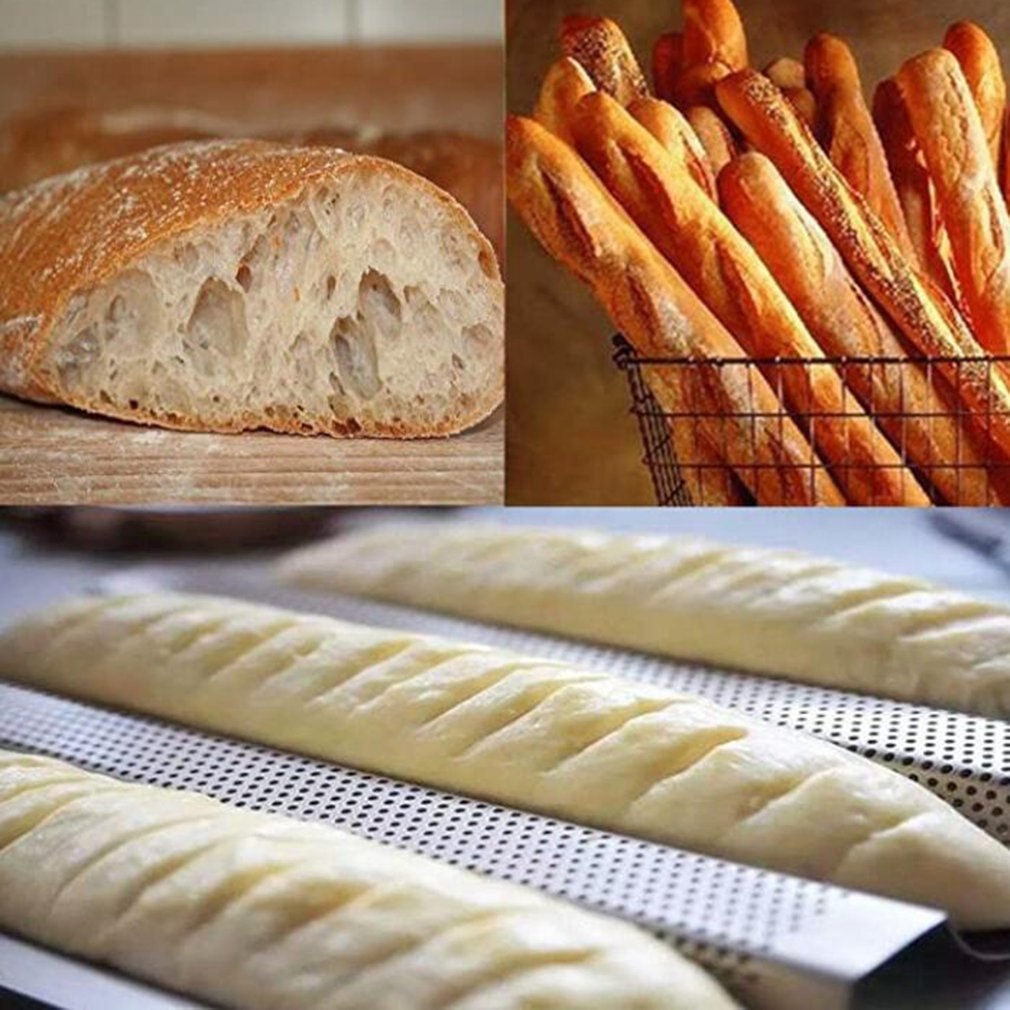 2/3/4 Groef Golven Brood Bakvorm Lange Loaf Cookie Baguette Mold Non Stick Bakken Lade Thuis Keuken Diy bakken Levert