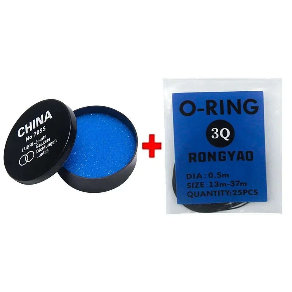 Watch Repair Tools 1box Watch Case Rubber Waterproof O-Ring Oil-resistant Watch Bottom Cover Gasket 0.5/0.6mm O-Ring Seal Gasket: Red