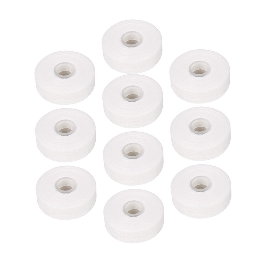 10 Rolls Dental Flosser Built-in Spool Wax Mint Flavored Europe Replacement Flat Wire Dental Floss For Tooth Clean