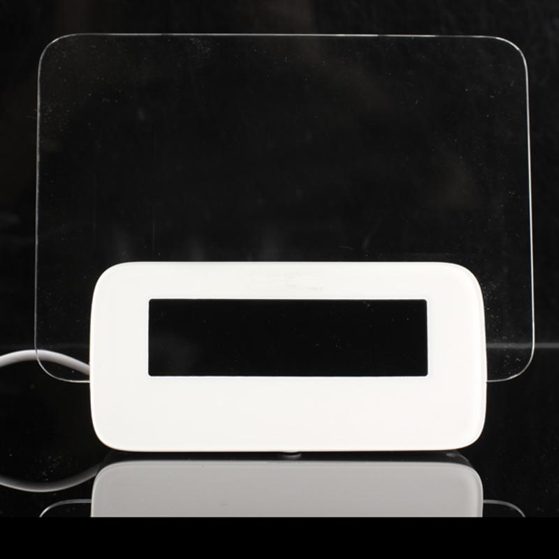 Reloj Despertador Digital LED fluorescente con tablero de mensajes 4 puertos USB Hub escritorio reloj de mesa con calendario azul